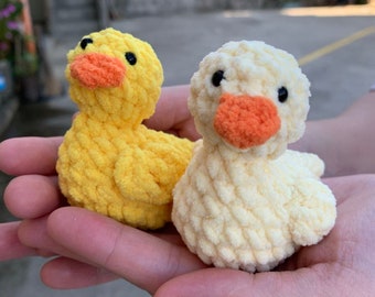 No-sew Duckling Crochet Pattern , Quick and Easy Duckling, Stuffed Animal Pattern, Beginners friendly - Instant Download, English PDF