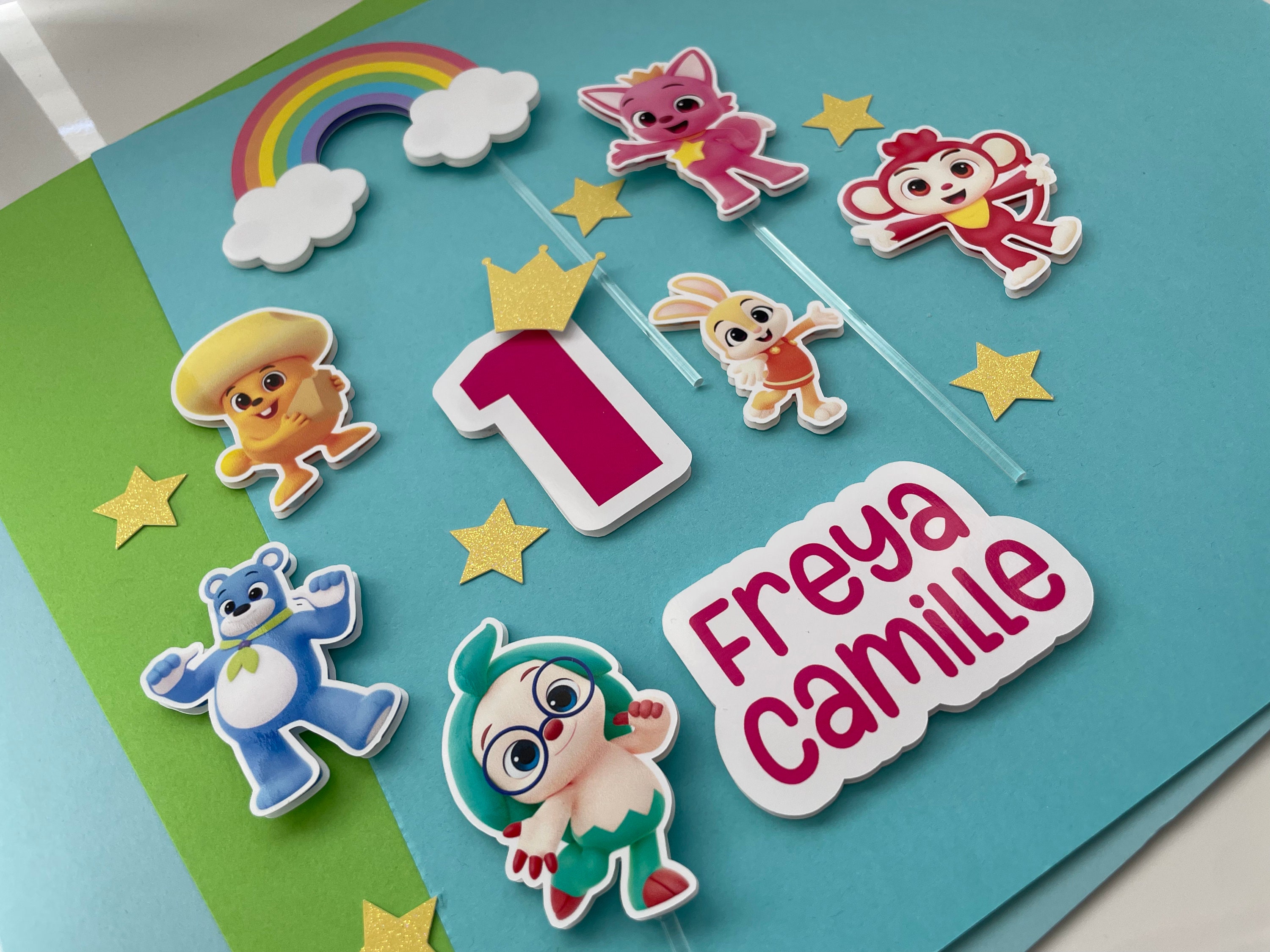 Pinkfong Cake Topper - Etsy