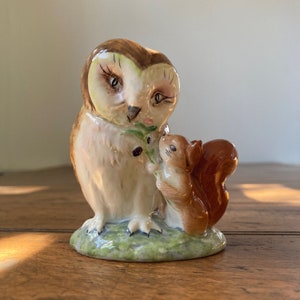 Vintage Beswick Angleterre Old Mr Beatrix Potter, marron, 1955-1961 Marque B2a1 or. Excellent état.