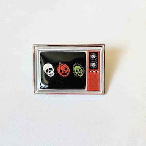 Halloween III Enamel Pin: Season of the Witch Masks, Horror Movie Gift
