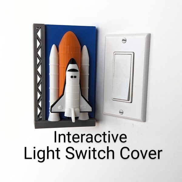 Space Shuttle Rocket Ship Decora Light Switch Plate Cover