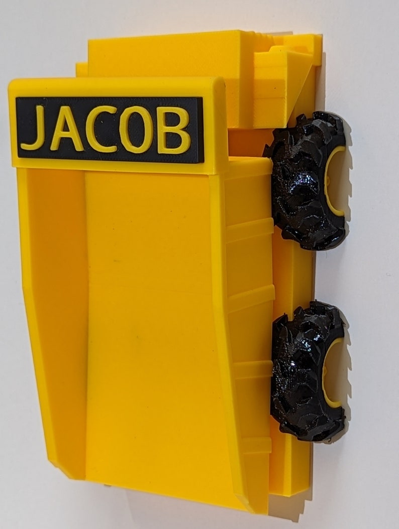 Dump Truck Light Switch Cover Plate Decora Personalize and Customize Construction Nursery Kids