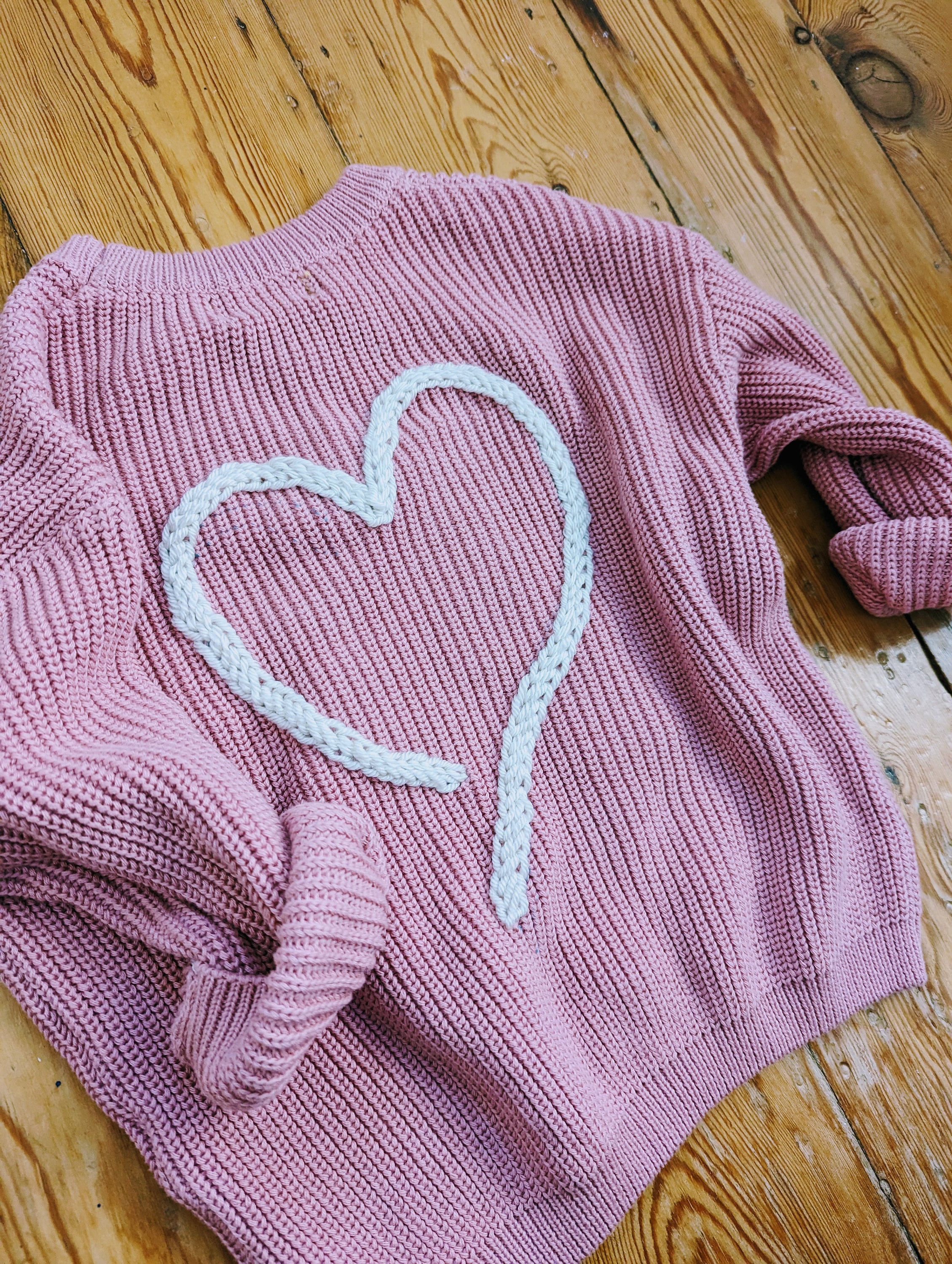 Heart Knit Jumper UK