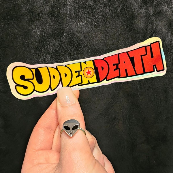 Sudden Death Sticker EDM Rave