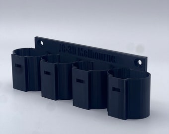 Paslode Battery Storage Personalised- Wall Mounted-Tool Trailer, Ute Canopy