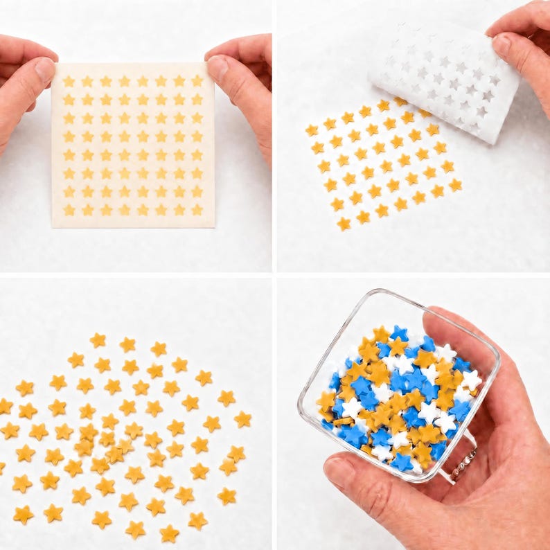 Custom Sprinkle Sheet Kit | Personalized Royal Icing Sprinkles (3-piece ...