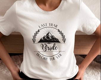 Last Trail Before the Veil Bride Unisex Jersey Short Sleeve Tee