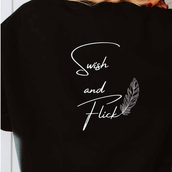 Swish And Flick Wizarding Sweatshirt, HP Sweatshirt, Wizarding, HP Fans, Potterhead
