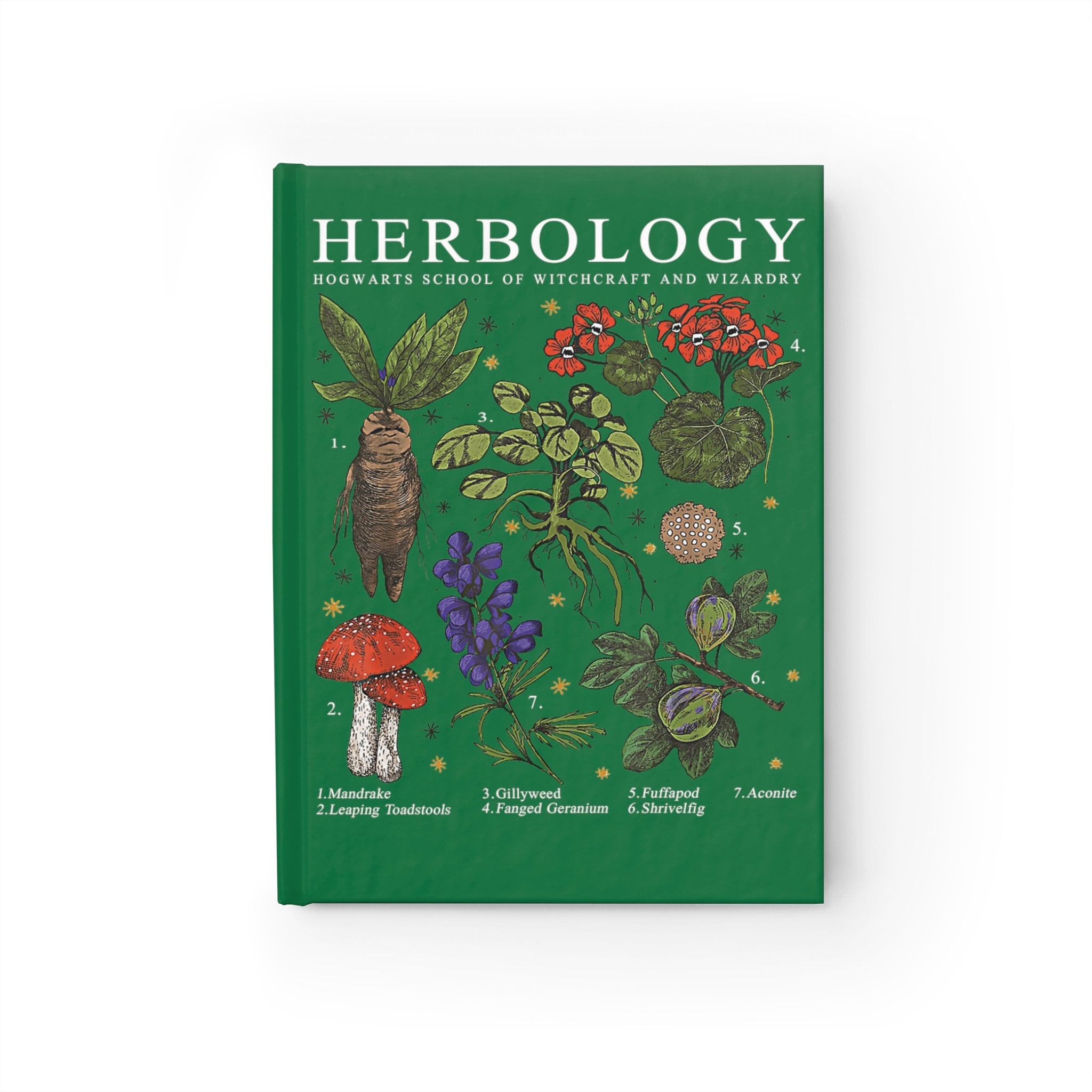 Herbology Journal, Plant Lover Journal, Wizarding Journal, Magical