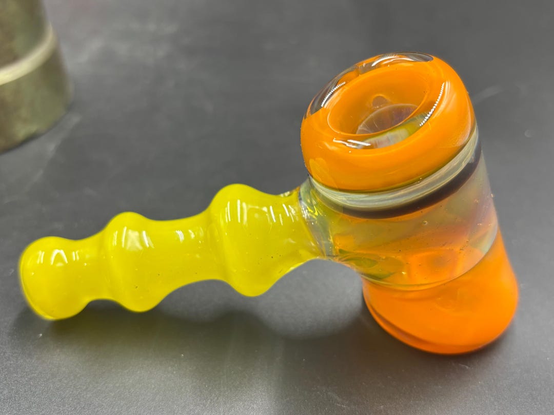 Cool Blown Color Hammer Pipe Color Changing Handmade in USA - Etsy