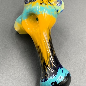 Large hand pipe, unique design, lots of grippers made in the USA