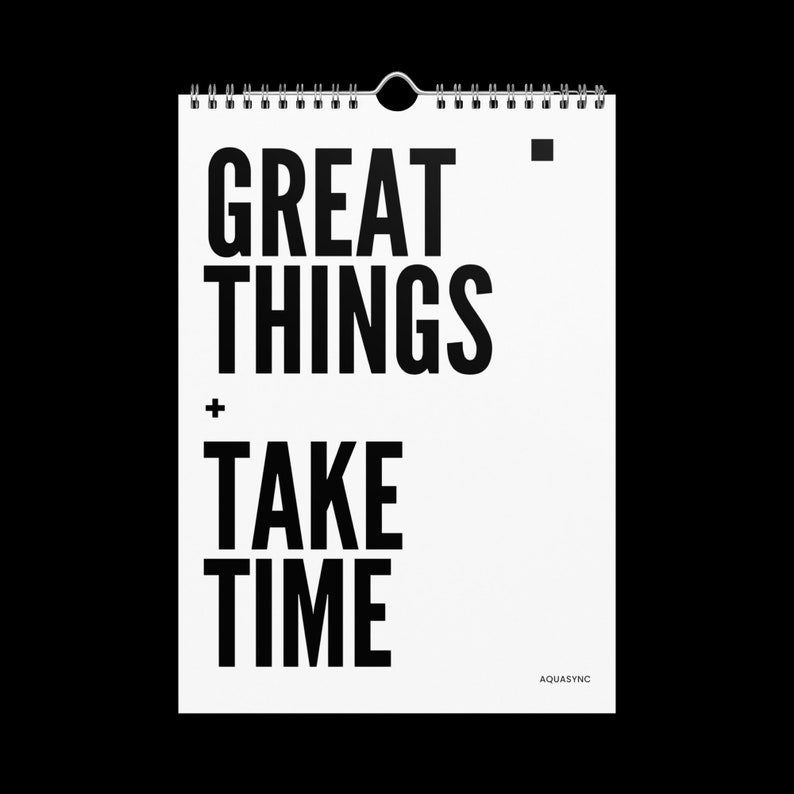 2024 Motivational Wall Calendar High Quality 350 DPI Print Etsy