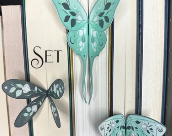 Bookmark wings moth/butterfly/dragonfly