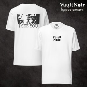 Vault Noir Legado Oscuro Gothic T-Shirt - I See You Dark Aesthetic Tee - Vintage Horror Inspired Shirt&quot;