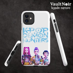 Coque iPhone Kpop Demon Hunters – Design exclusif inspiré de la Kpop | Accessoire Vault Noir Dark Legacy
