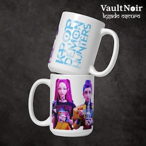 KPOP Demon Hunters Mug – Anime Style K-Pop Girls Coffee Cup, Kpop Fan Gift, Vault Noir Exclusive