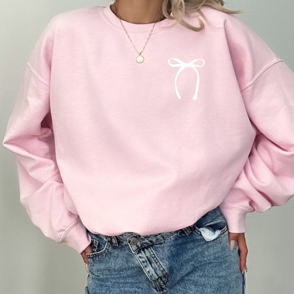 ribbon tie sweater