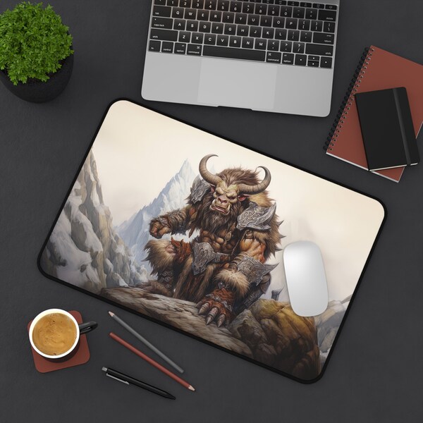 Dungeons and Dragons Inspired Mouse Pad Desk Mat, Gamer Gift Idea, Dungeons and Dragons Gift, Dungeons and Dragons stuff