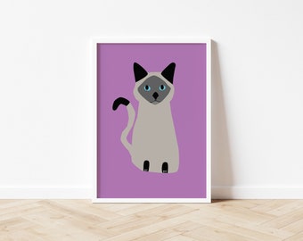 Ragdoll Cat // Art print A5/A4/A3