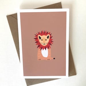 Cucciolo di leone // Biglietto di auguri/compleanno