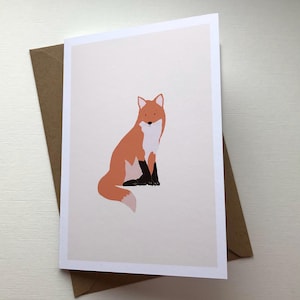 Renard// Carte de voeux/anniversaire