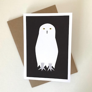 Harfang des neiges // Carte de voeux / Anniversaire