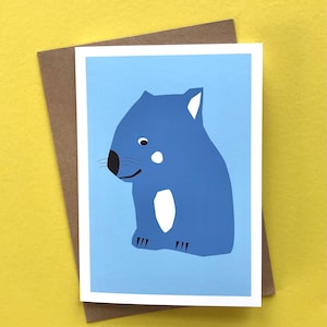 Wombat // Biglietto di auguri/compleanno