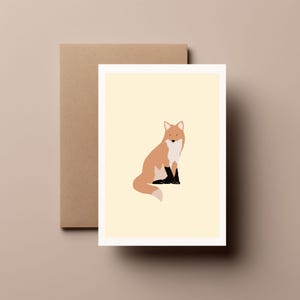 Fox// Greeting/Birthday Card