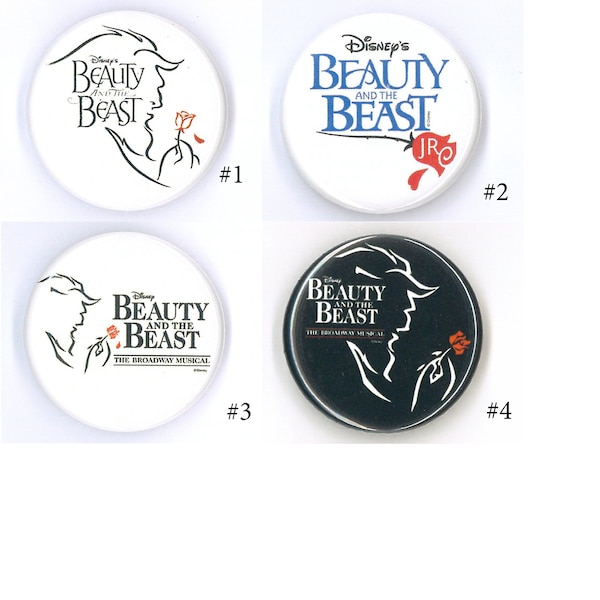 Broadway Inspired Show Button, 1.25", Pins, Musicals, Musical Theatre, Metal Pin Back