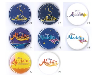 Broadway Inspired Show Button, 1.25", Pins, Musicals, Musical Theatre, Metal Pin Back, Magnet Back