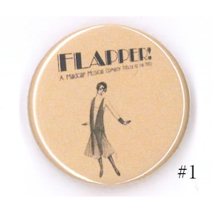 Broadway Inspired Show Button, 1.25", Pins, Musicals, Musical Theatre, Metal Pin Back, Magnet