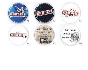 Broadway Inspired Show Button, 1.25", Pins, Musicals, Musical Theatre, Metal Pin Back, Magnet Back