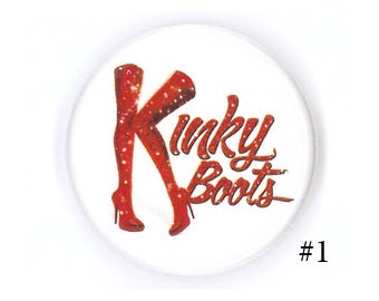 Broadway Inspired Show Button, 1.25&quot;, Pins, Musicals, Musical Theatre, Metal Pin Back, Magnet Back