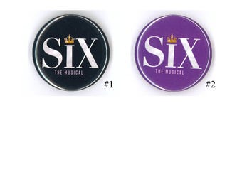 Broadway Inspired Show Button, 1.25", Pins, Musicals, Musical Theatre, Metal Pin Back, Magnet Back