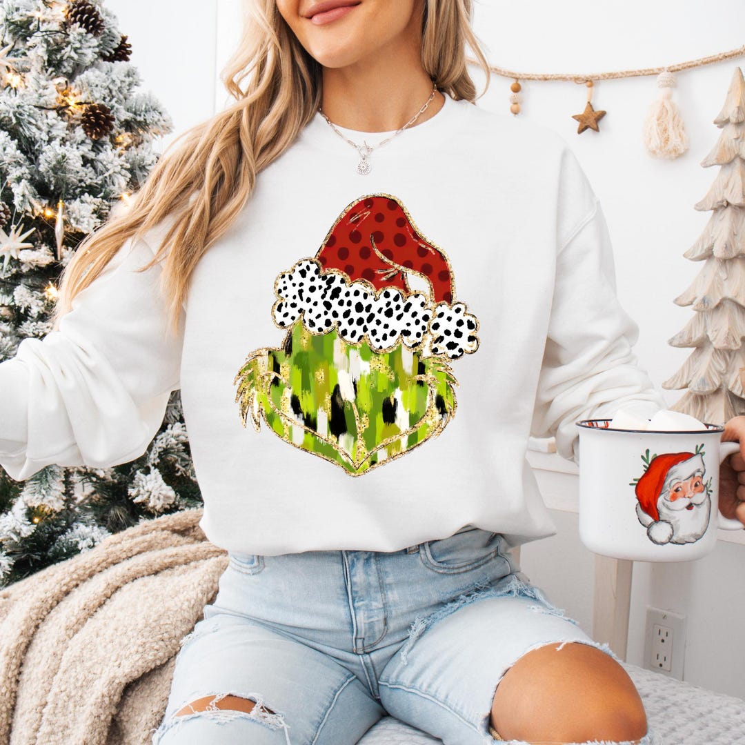 Mean One Christmas Transfers, Ready to Press, Tshirt Transfers, Heat