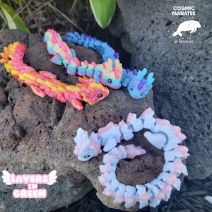 Mini Kaida Dragon: 3D Printed Fidget Desk Toy