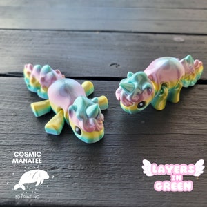 3D Printed Flexi Unicorn - Unicorn Fidget Toy - Rainbow Unicorn - Unicorn Gift