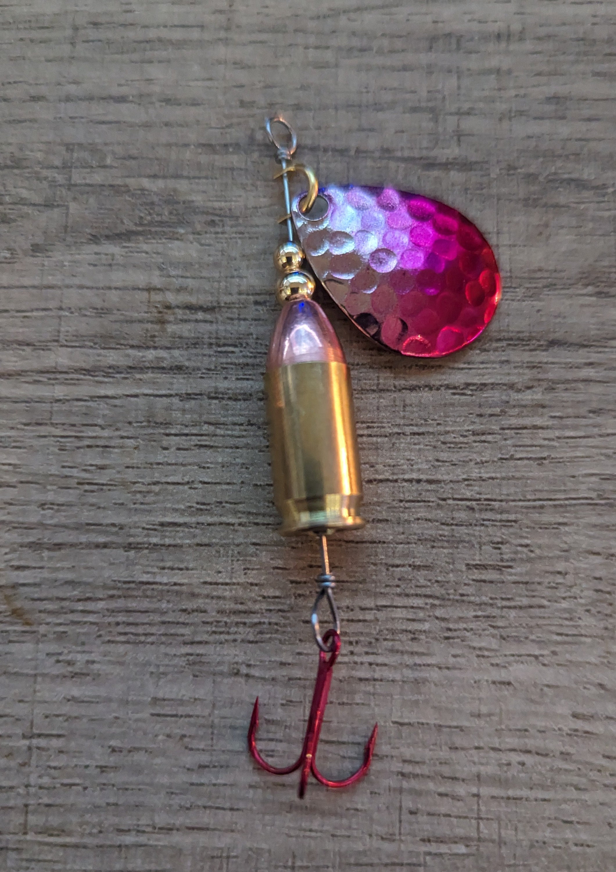 Custom handmade bullet lure.