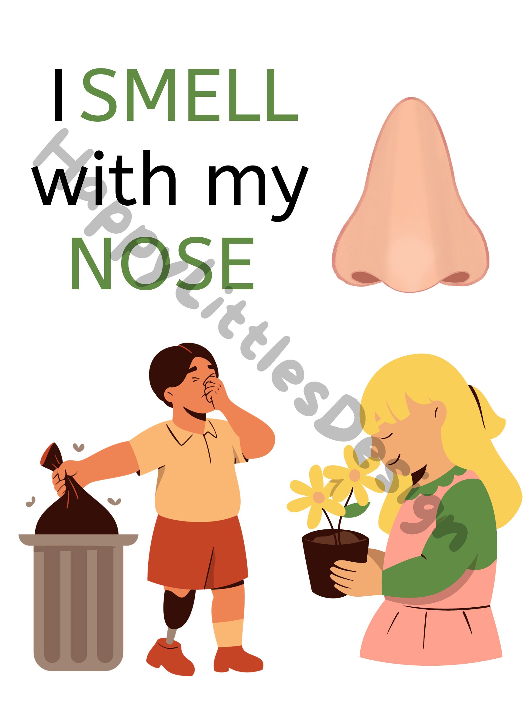 The Five Senses Preschool Theme Packet - Etsy