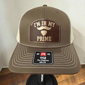 Tombstone Doc Holliday I'm in my prime laser engraved patch snapback cap two designs