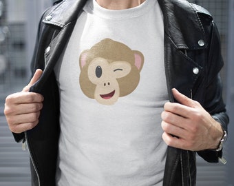Cheeky monkey emoji tee, *wink wink*