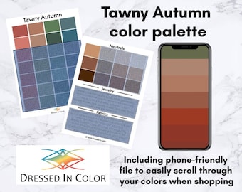 Tawny Autumn Palette - Digital