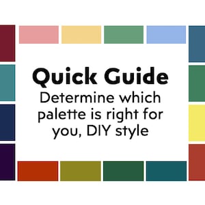 Quick Guide - Determine which palette is for you