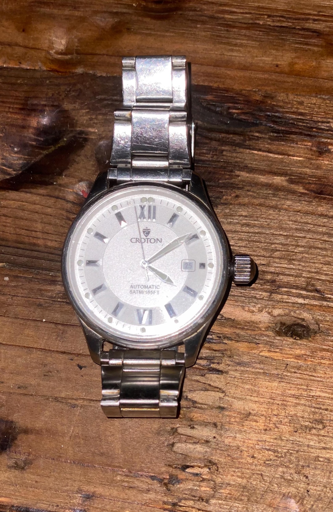 Croton Stainless Steel Watch 165 FT Waterproof