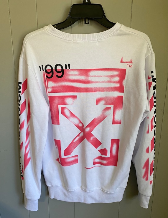 MJNYattic Off White Impressionism Oversized Sweatshirt