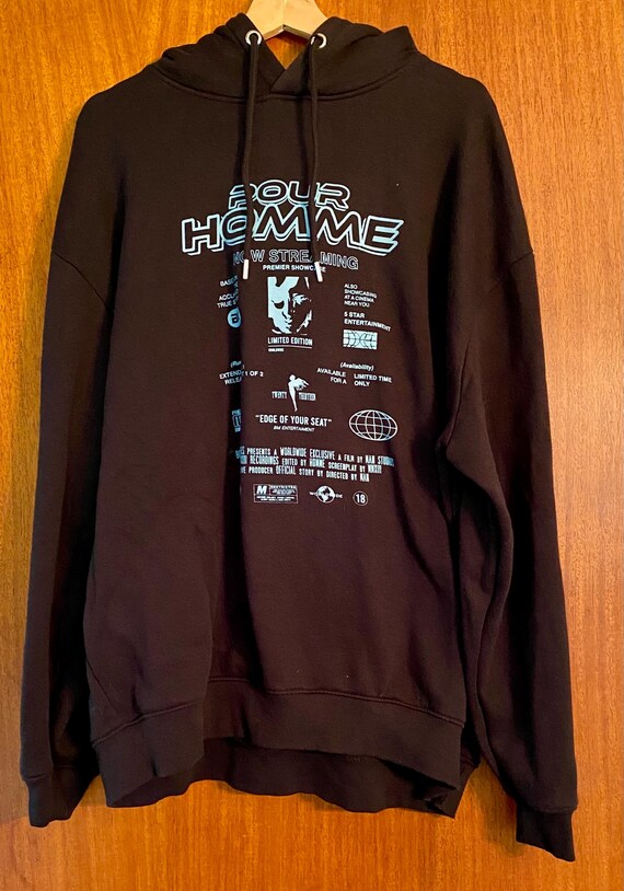 BoohooMAN Pour Homme ‘Movie Release’ Oversized Hoodie L NWOT
