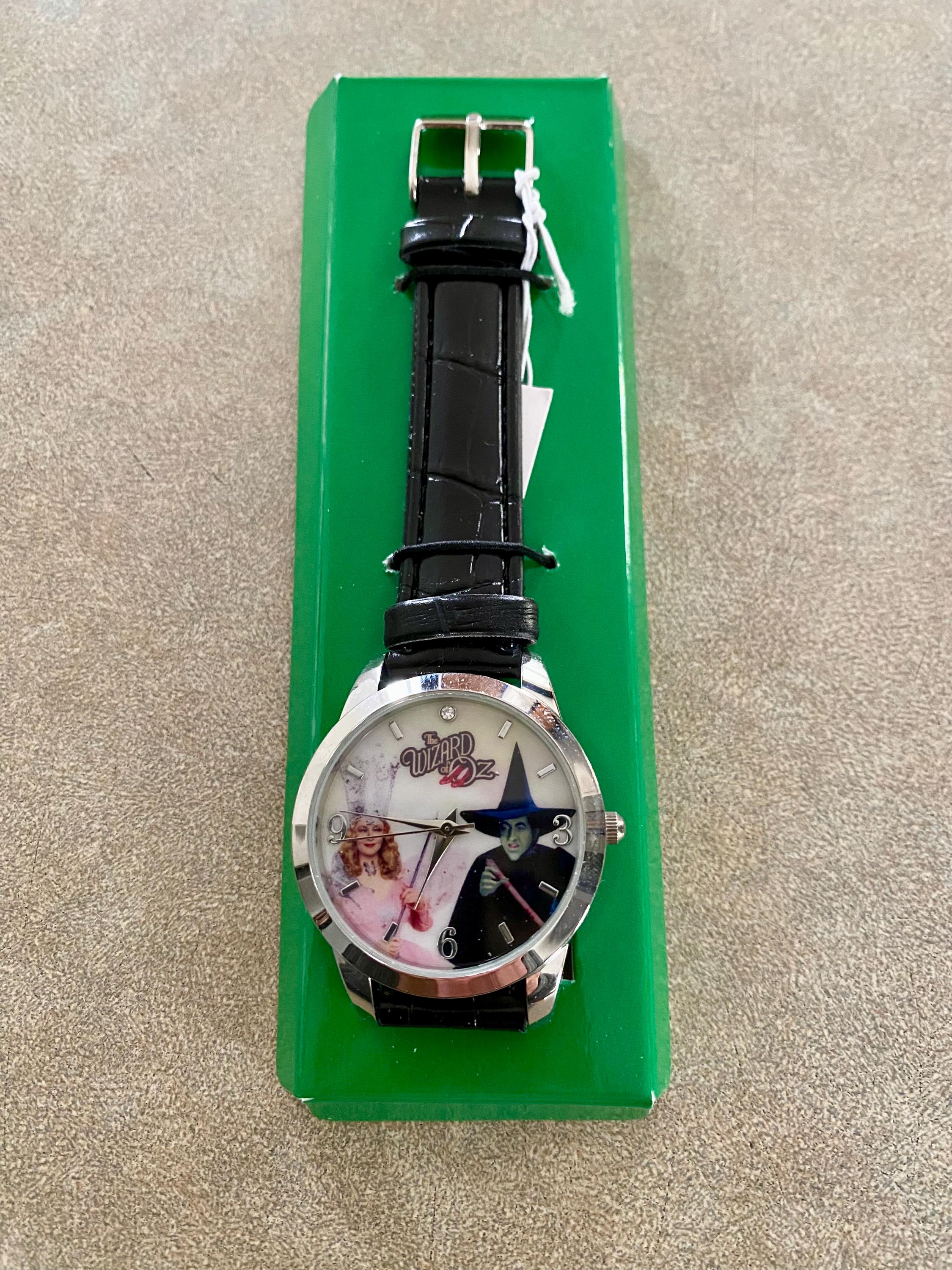 Women\'s Silver Tone Wizard of Oz 70th Anniversary Watch by Turner Wizard Of Oz Womens Watch 24mm Green Silver Tone 70th  main image 3