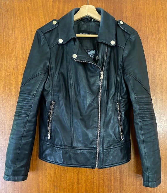 90s GUESS シングル ライダース レザージャケット B系 パンク Y2K 90s GUESS シングル ライダース レザージャケット B系 パンク