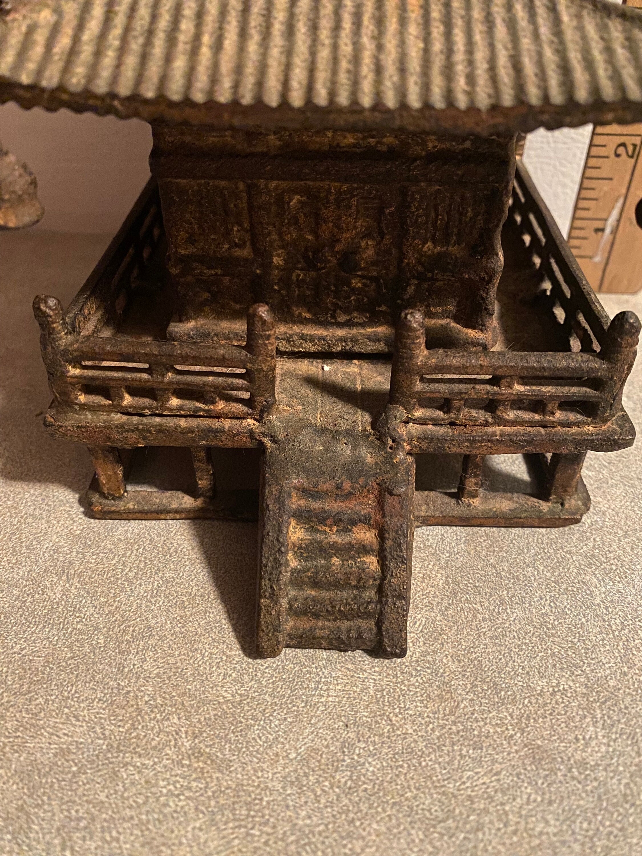 Vintage Cast Iron Japanese Pagoda - Etsy