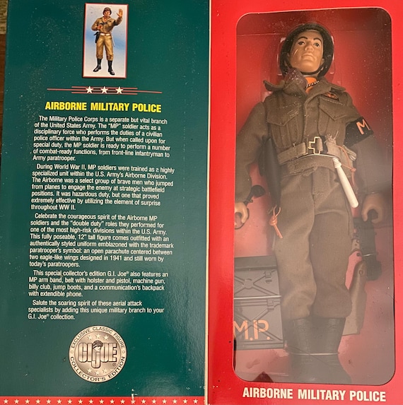 Vintage GI Joe Airborne Military Police Action Figure